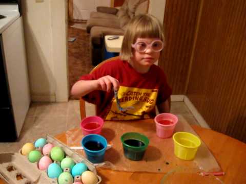 Coloring Easter Eggs - YouTube