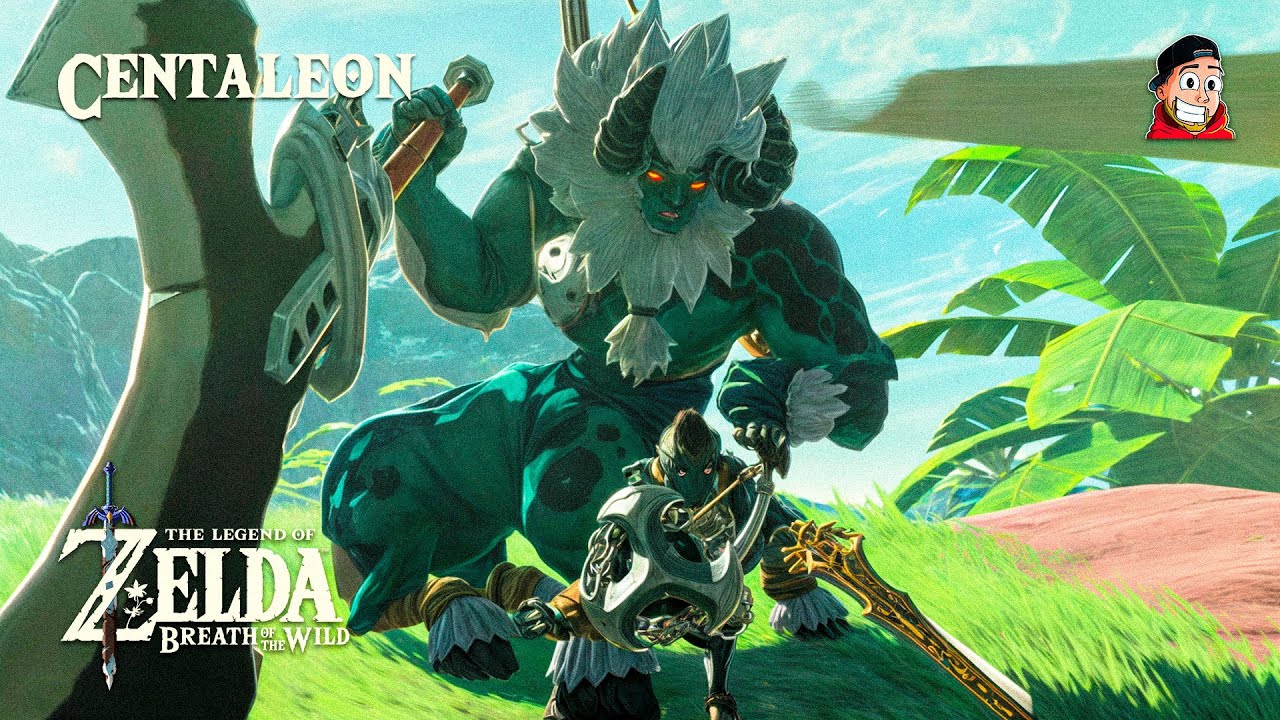 zelda breath of the wild !! link vs centaleon MONTE TRUENO⚡️⚡️⚡️ ...