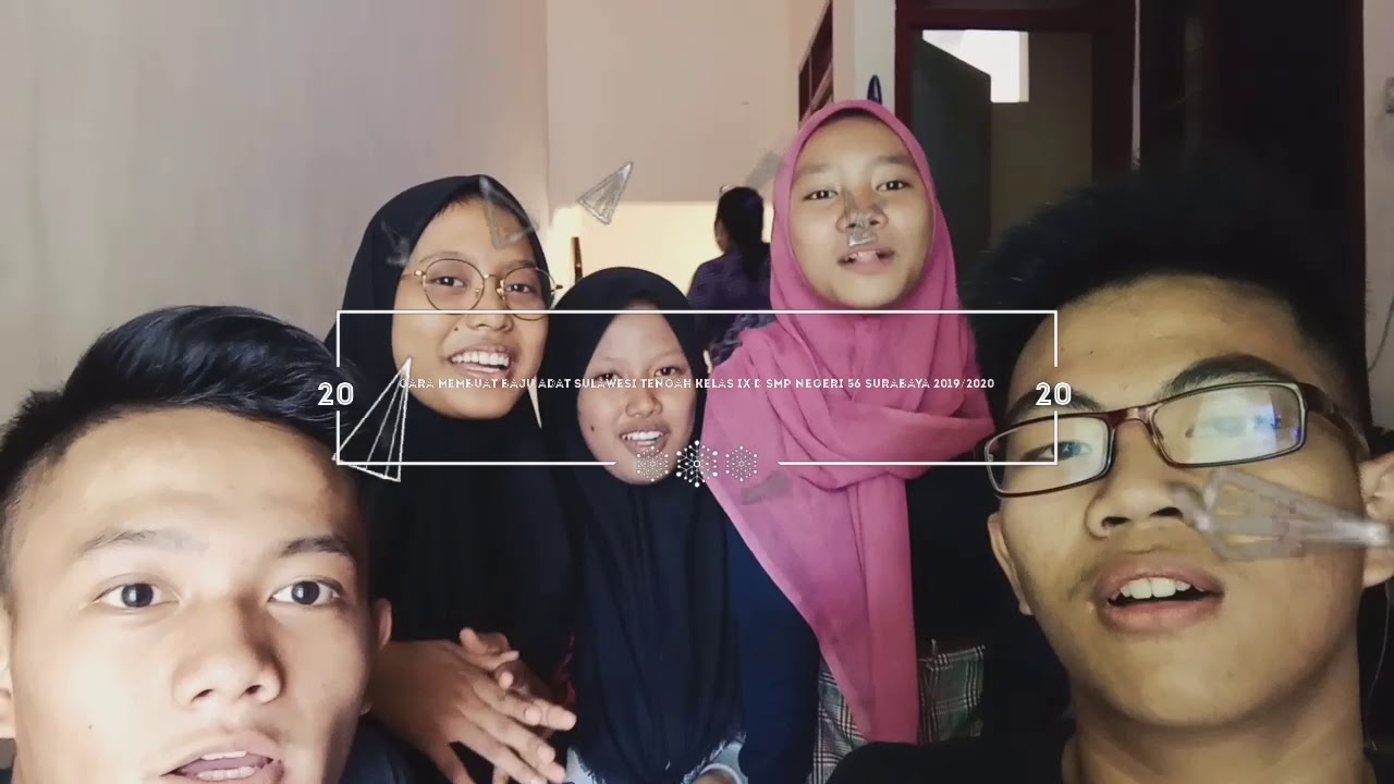  Cara  Membuat  Baju  Adat  Sulawesi Tengah Kelas IX D SMP 