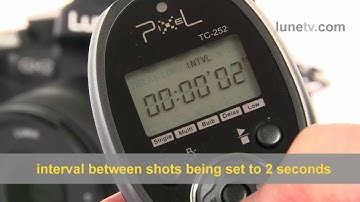 Using the Pixel TC-252 camera remote