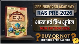 Springboard academy RAS pre India & world geography book new edition 2026 full detail #viral #ras