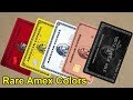 All the Rare American Express Colors Explained