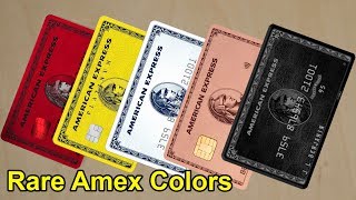All the Rare American Express Colors Explained