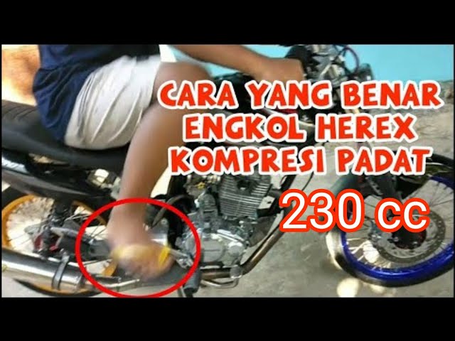 Cara Engkol Starter Motor Herex Kompresi Padat 230 CC class=