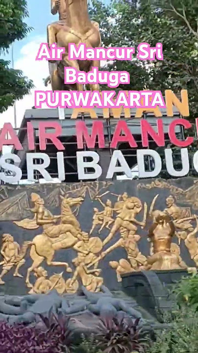 air mancur situ Buleud Sri Baduga Purwakarta peninggalan kang Dedi mulyadi masih bupati #purwakarta