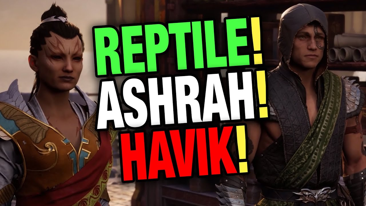 Mortal Kombat 1 Adds Reptile, Ashrah, and Havik as New Fighters at EVO 2023