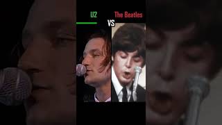 U2 vs THE BEATLES - Help! - #shorts