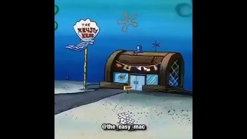 Mr Krabs. blows up the chum bucket (Not clickbait) (Gone wrong)