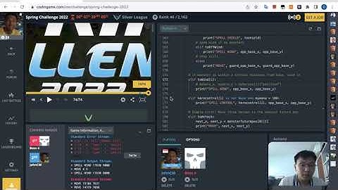CodinGame: Spring Challenge -  Gold League Attempt!