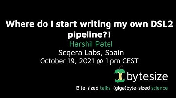 Where do I start writing my own DSL2 pipeline? (nf-core/bytesize #24)