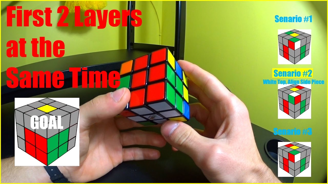 Rubik S Cube Speed Solve Cfop F2l Advanced Method Youtube