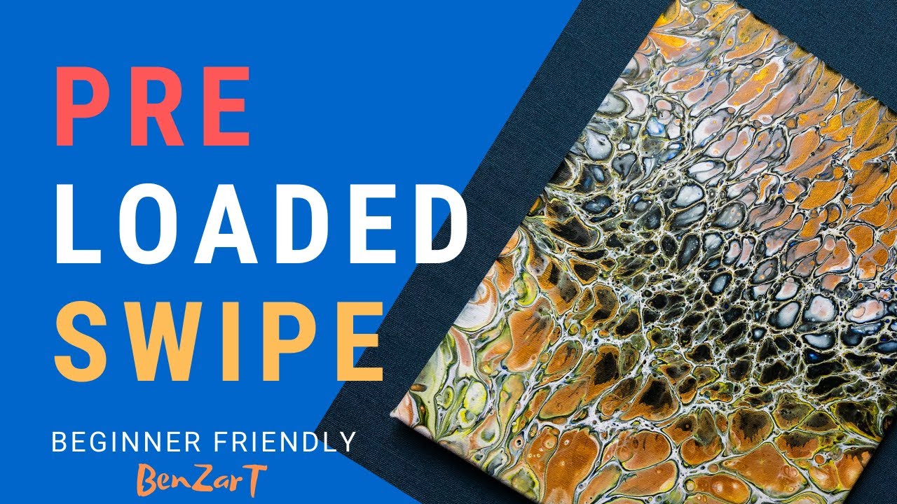 Acrylic Pour Swipe For Beginners YouTube