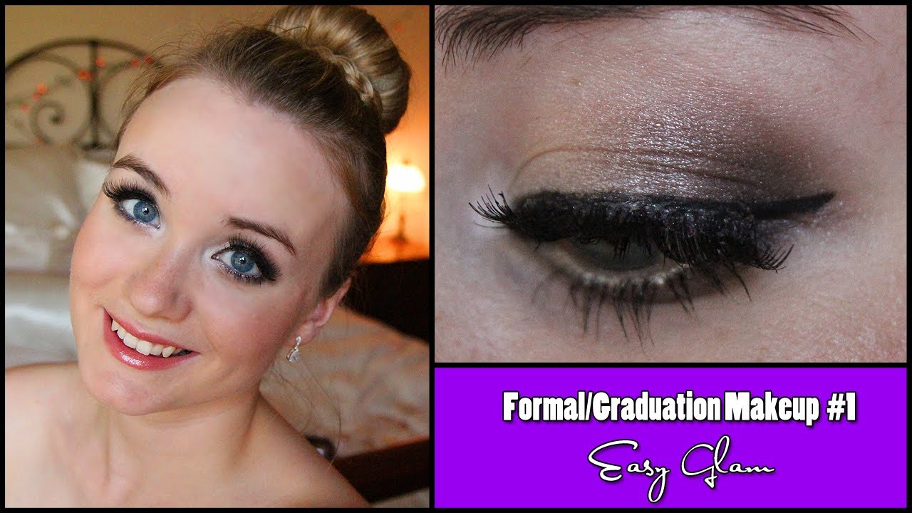 High School Graduation Formal Makeup Tutorial Look 1 YouTube