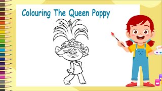 Poppy Trolls Coloring Page | Coloring Trolls | The Coloring Page