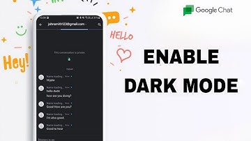 How To Enable And Turn On Dark Mode On Google Chat App