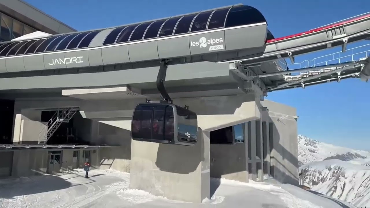 France Alps   Les é Alpes 3600 & Alpes D Huez  skiing & panorama and  maps  piste