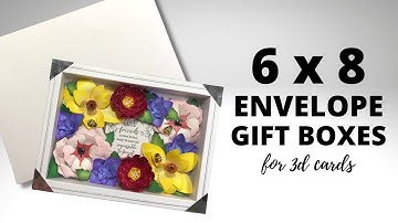 6 x 8 Envelope Boxes Perfect for your 3D cards