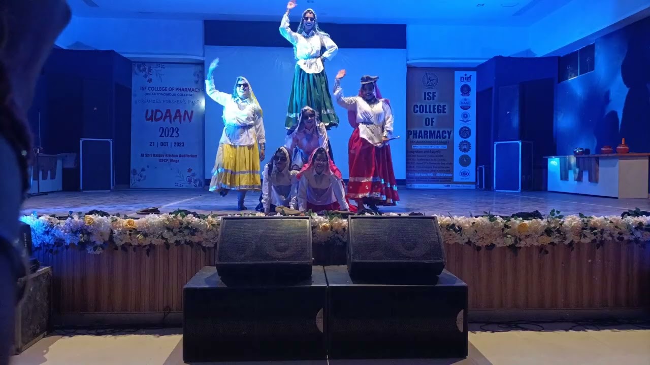 Haryanvi Dance Performance By Sikha and  Group | Udaan 2023 Fresher Party | ISF College of Pharmacy