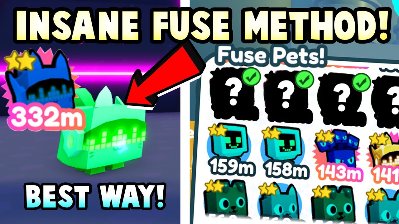 I FOUND BEST RAINBOW FUSING COMBO *TECH WORLD* Pet Simulator X New Update! (Roblox)