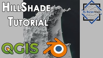 Relief Shaded Terrain (Hillshade) Tutorial Using QGIS and Blender