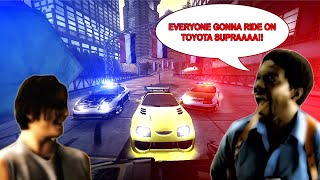 Toyota delivers Supra to RPD  Need For Speed Most Wanted  Ronnie's Supra vs Police Toyota Supra