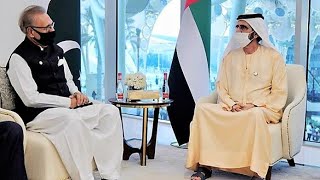 Sheikh Mohammed bin Rashid met with the President of Pakistan Dr Arif Alvi at the Dubai Expo 2020