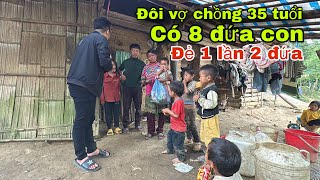 CHOÁNG VÁNG ĐÔI VỢ CHỒNG 35 TUỔI CÓ 8 ĐỨA CON " ĐẺ 1 LẦN 2 ĐỨA - VTTB