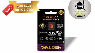 Memori MicroSD Merk Walden 64GB Original dan Resmi