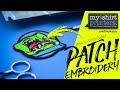 How to make a Patch on Embroidery Machine - Patch Embroidery