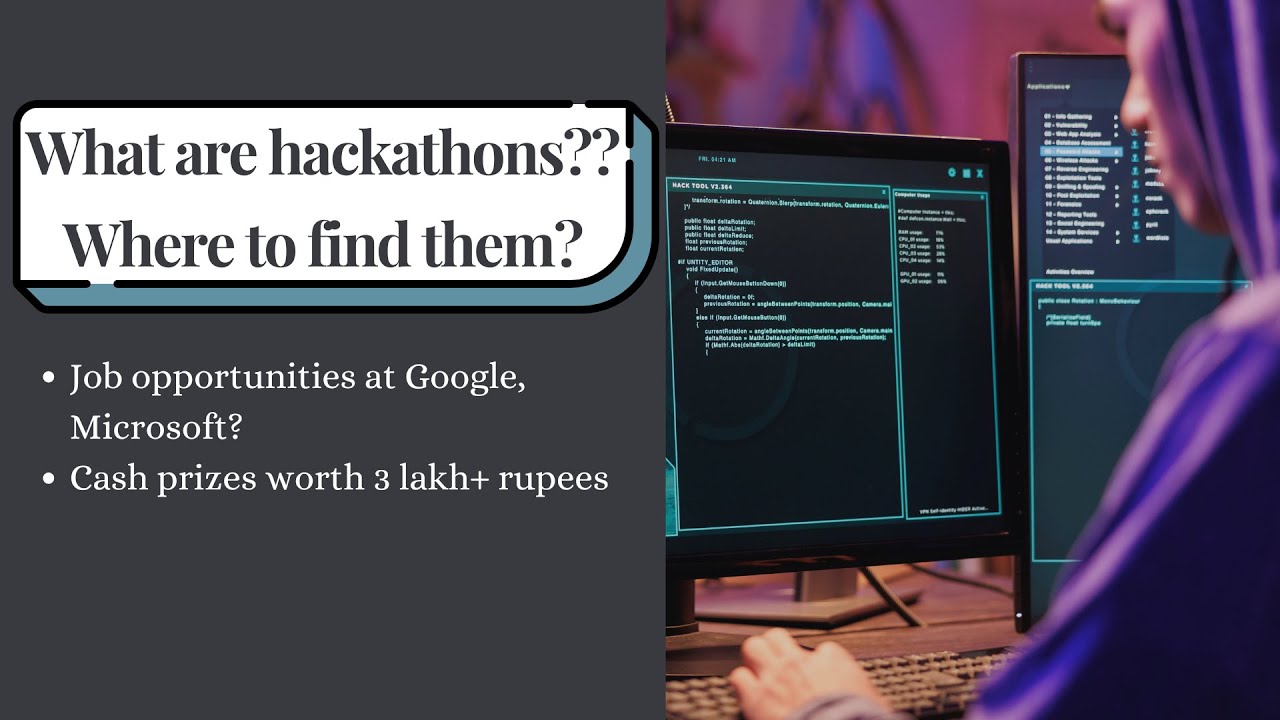 Hackathons decoded, how to start as beginners? - YouTube