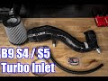 How to installing carbnlab turbo inlet on audi b9 s4  s5  sq5