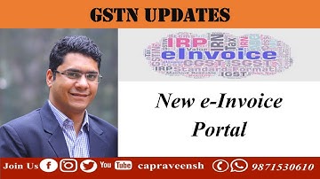 Advisory on New e Invoice Portal