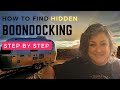 How to find hidden boondocking in 3 steps free camping cell signal good roads and private