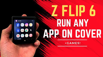 Galaxy Z Flip 6 - How To Use Any App On The Cover Screen!