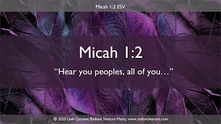 Hear You Peoples (Micah 1:2 ESV) - Bible Verse Song [CHORD CHART BELOW]