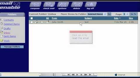Sendring and receving email in MailEnable