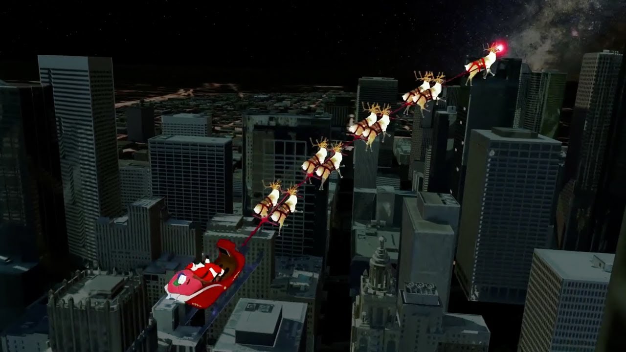 Where Is Santa Right Now ? View Santa's Route On A 2d Map YouTube