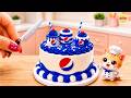 1000+ Miniature Pepsi Cake Ideas 🥤💙 Blue Chocolate Cake Decorating | Mini Cakes