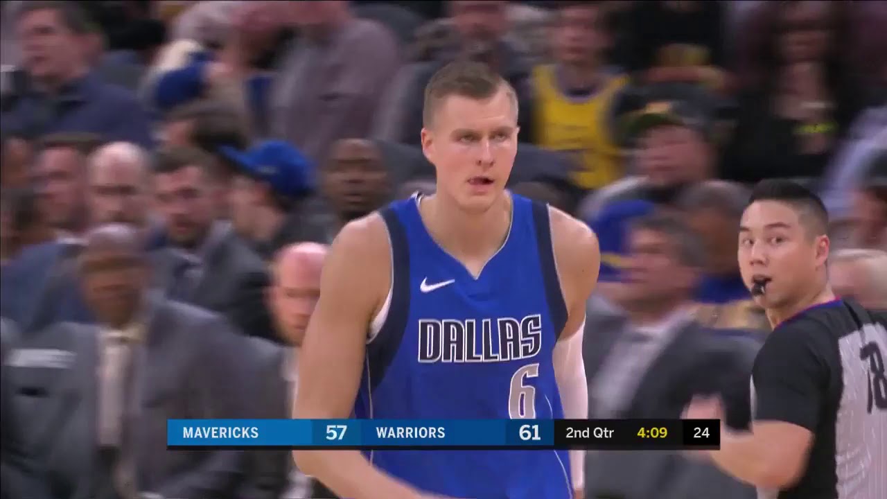 Kristaps Porzingis (18 Points, 4 Blocks) Highlights vs. Golden State Warriors