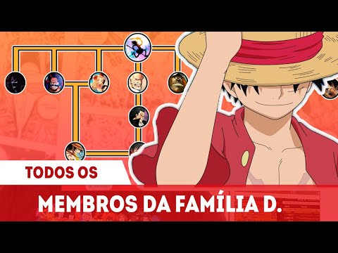 A ÁRVORE GENEALÓGICA DA FAMILIA D. EXPLICADA - TODOS MEMBROS CLÃ D. - ONE PIECE