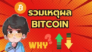 รวมเหตุผล Bitcoin จะขึ้นจะลงเพราะอะไรบ้าง