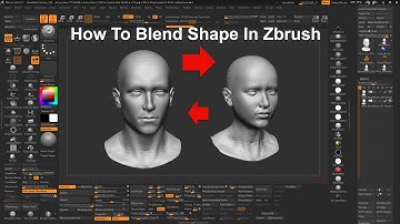 BlendShapes in Zbrush Tutorial