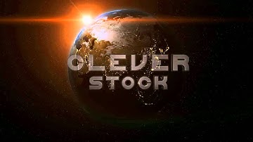 Planet Earth Rotating Loop Background with Sun, Stars and Lens Flare 3D HD - Stock Footage