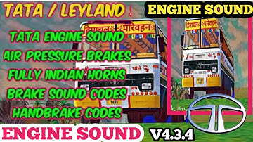 TATA LEYLAND BS6 BUS ENGINE SOUND PACK V4.3.4 AND HIMACHAL BUS HORAN AD #bussid @gnrnonstop