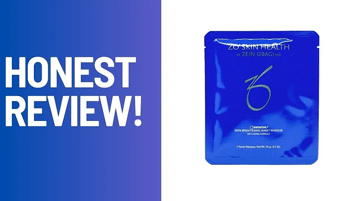 ZO Skin Health Skin Brightening Sheet Masque Review