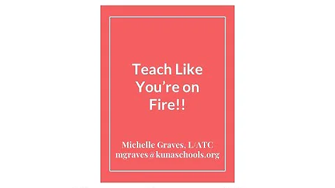 Title: Teach Like Youre on Fire: To Create A Succe...