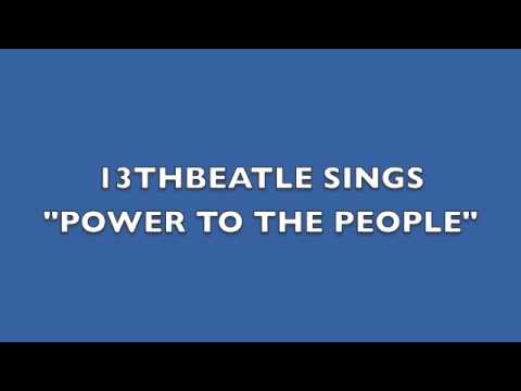 POWER TO THE PEOPLE-JOHN LENNON COVER