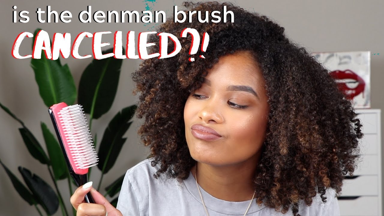 denman brush review (my UPDATED thoughts) | natural hair tools - YouTube