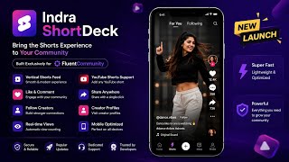Indra ShortDeck Demo | Vertical Shorts Plugin for FluentCommunity screenshot 5