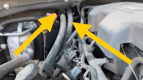 Heater hose adapter repair 2000-2007 GM Silverado, Sierra, Tahoe, suburban 5.3l